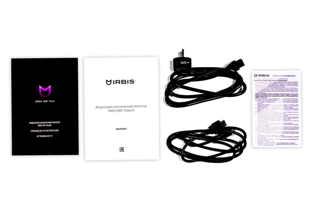 Монитор 23.8' IRBIS MIR View24 IPS 1920x1080, 75 Гц, 5 мс, 16:9, 250 кд/м², VGA, HDMI, DP, 3.5 Jack, динамики (2 Вт), черный, в реестре Минпромторга, фото4